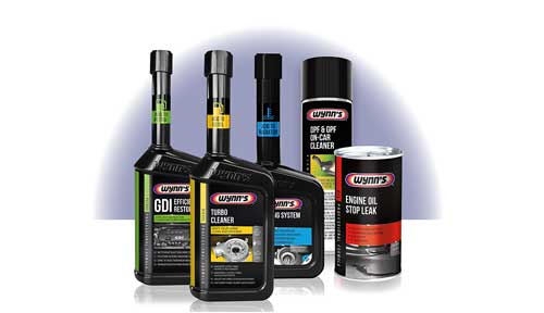 image de la gamme d'additifs professionnels wynn's